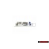 VW Original FSI Hinten Schriftzug Emblem Logo Chrom Blau - 6E0853675B HCE