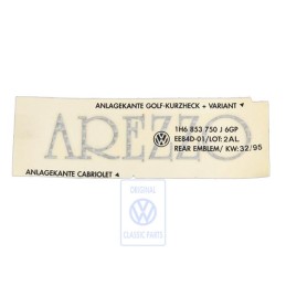 VW Original Folienschriftzug Grün/Blau/Rot - 1H6853750J 6GP