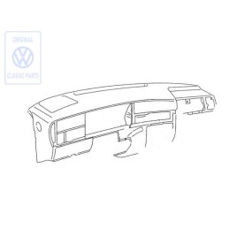 VW Original Schalttafel, Gepolstert Mauritiusblau - 1H6857003Q H45