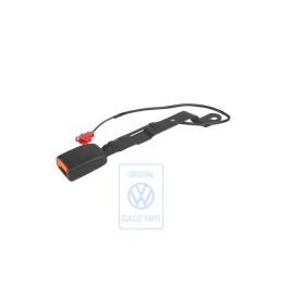 VW Original Gurtschloss Mit Warn- Kontakt Satinschwarz - 1H1857755 01C