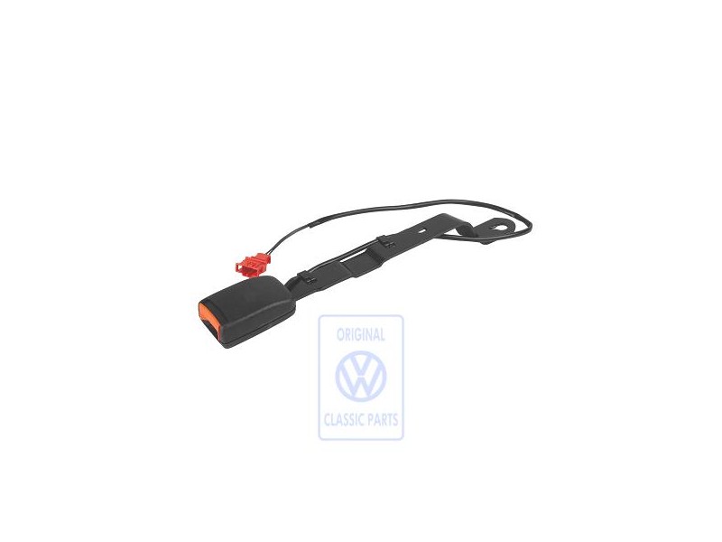 VW Original Gurtschloss Mit Warn- Kontakt Satinschwarz - 1H1857755 01C