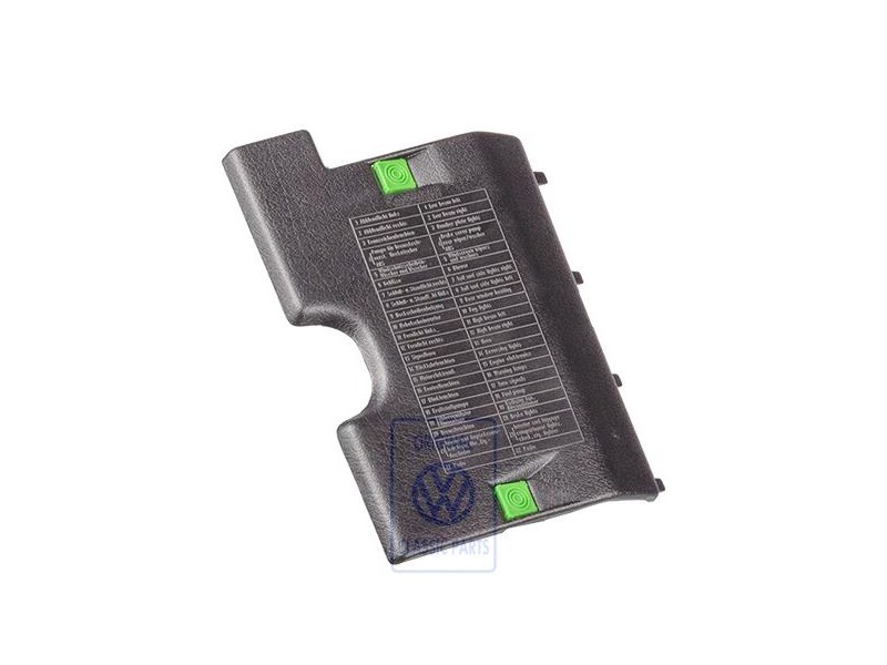 VW Original Abdeckung Satinschwarz - 1H1857917 B41