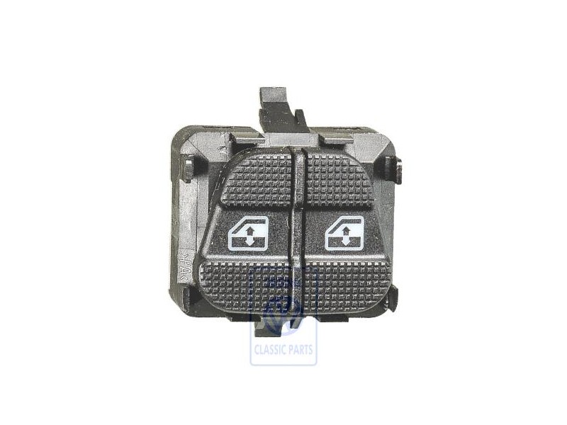 VW Original Schalter Für Elektrischen Fensterheber Satinschwarz - 1H0959855 01C