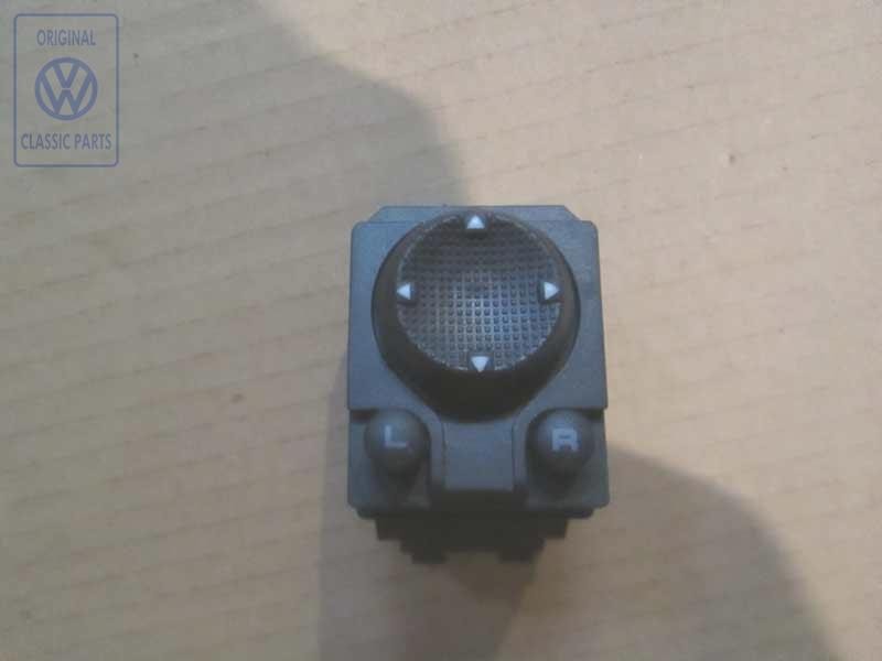 VW Original Schalter Für Aussenspiegelverstellung Satinschwarz - 1H2959565 01C