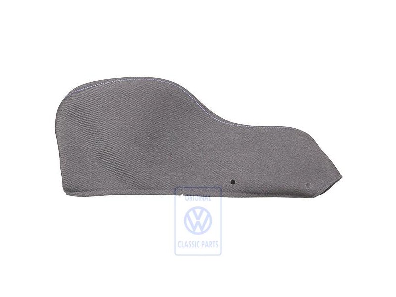 VW Original Sitzbezug (Stoff) Schwarz/Blau - 1H0881401 EQN