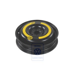 VW Original Stahlfelge Für Platzsparendes Notrad Schwarz - 3A0601025 03C