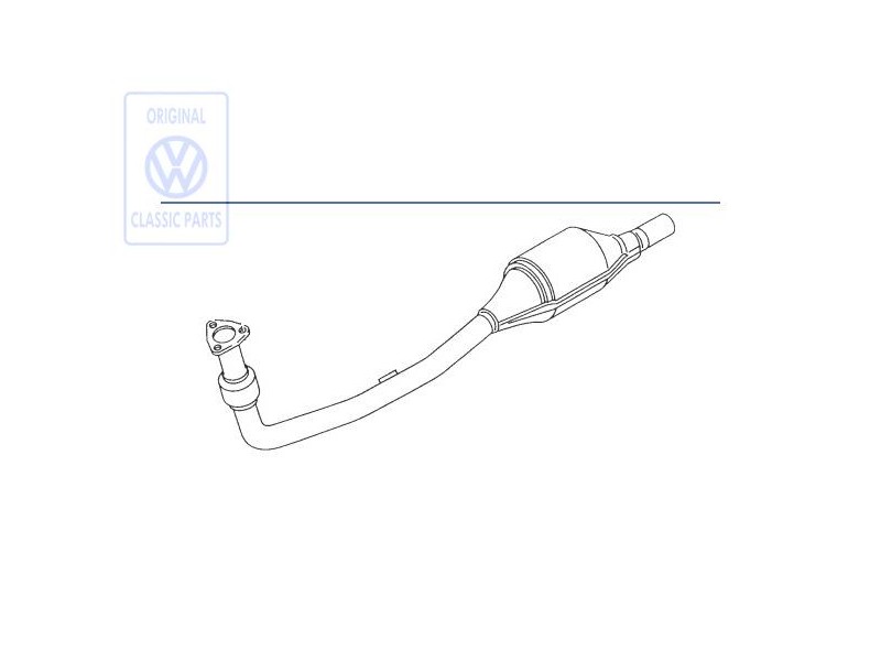 VW Original Katalysator - 6N0131701HX