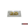 VW Original 2.0 Hinten Schriftzug Emblem Logo Yellow - 1J0853675ADPVQ