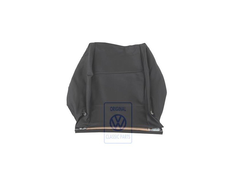 VW Original Lehnenbezug Kunstleder Schwarz - 1J0881805ED9EU