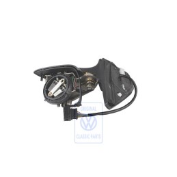 VW Original Aussenspiegelgehäuse Satinschwarz - 1J1857508AK01C