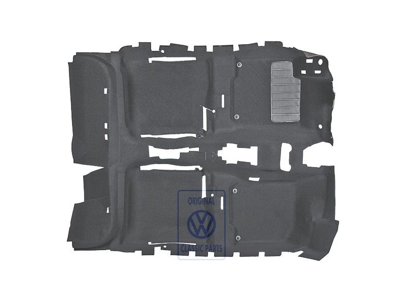 VW Original Bodenbelag Schwarz - 1J1863367AE07N