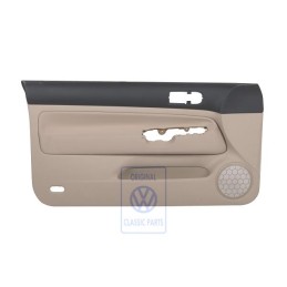VW Original Türverkleidung Stoff Schwarz/Hellbeige - 1J3867011BQREL