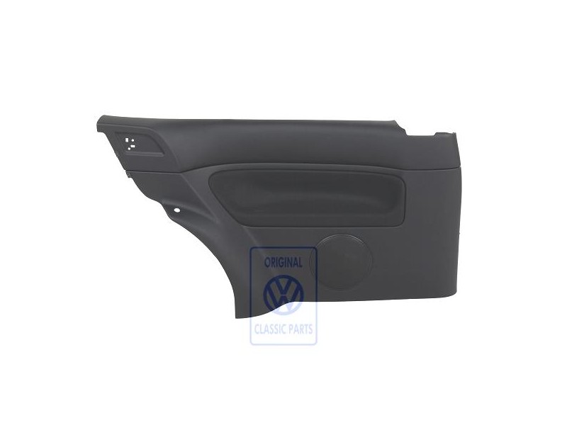 VW Original Seitenverkleidung (Stoff) Schwarz/Schwarz - 1J3867043CFHRP