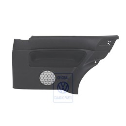 VW Original Seitenverkleidung (Stoff) Schwarz/Schwarz - 1J3867044BRRAN