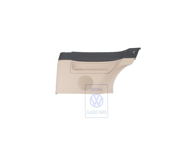 VW Original Seitenverkleidung (Stoff) Schwarz/Hellbeige - 1J3867044CFREL