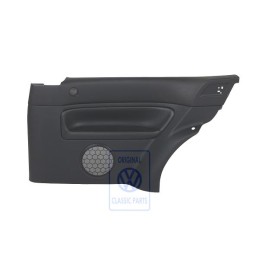 VW Original Seitenverkleidung (Leder) Schwarz/Schwarz - 1J3867044DJLKU