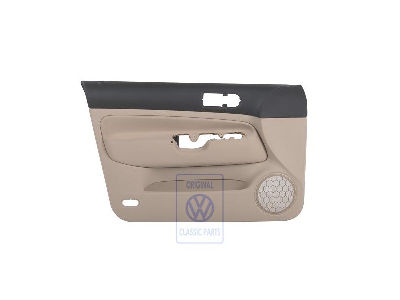 VW Original Türverkleidung (Stoff) Schwarz/Hellbeige - 1J4867011CKREL