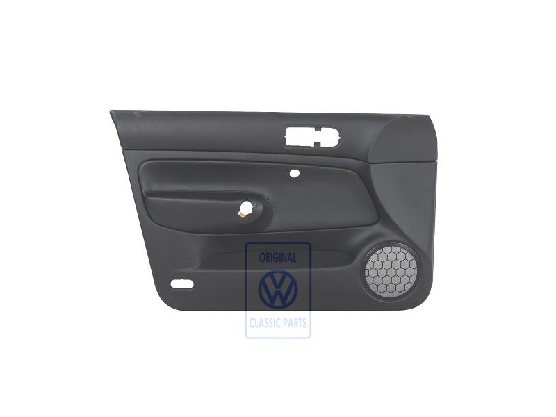 VW Original Türverkleidung (Leder) Schwarz/Schwarz - 1J4867011GLLKU