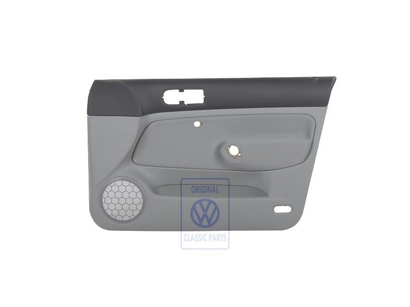 VW Original Türverkleidung Stoff Schwarz/Flanellgrau - 1J4867012CJJGK