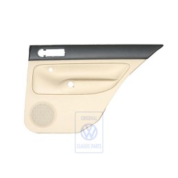 VW Original Türverkleidung (Leder) Schwarz/Hellbeige - 1J6867212BPLKY