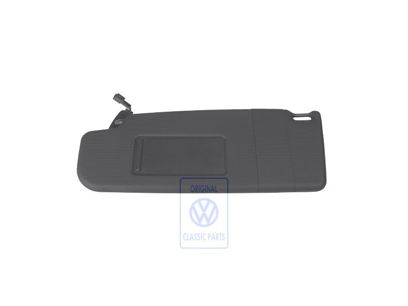VW Original Sonnenblende Mit Spiegel Und Abdeckung Schwarz - 3B0857551AM3H8