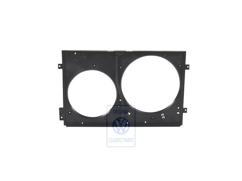 VW Original Lüfterring Satinschwarz - 1J0121205B B41