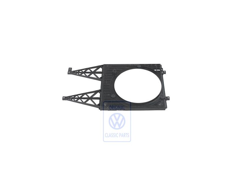 VW Original Lüfterring Satinschwarz - 1J0121207L B41