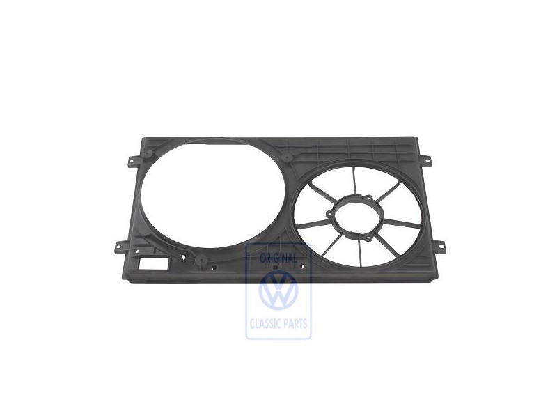VW Original Doppellüfterring Satinschwarz - 1J0121207T B41