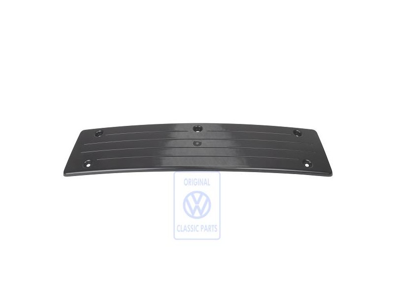 VW Original Kennzeichenhalter Satinschwarz - 1J0807287A B41