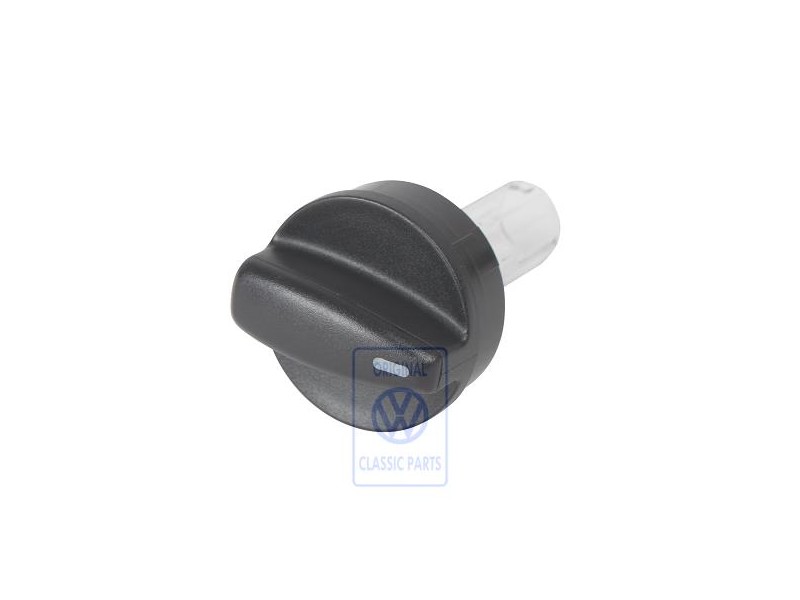 VW Original Knopf Satinschwarz - 1J0819129E 01C