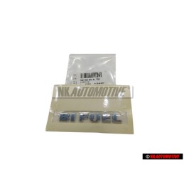 VW Original BI FUEL Hinten Schriftzug Emblem Logo Chrom - 1J0853675N 739