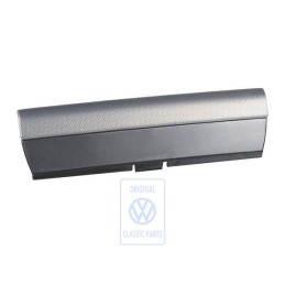 VW Original Abdeckkappe Schwarz/Silber-Netzoptik - 1J0858035B 2S2