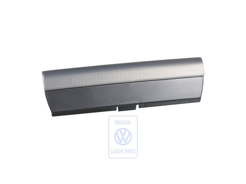 VW Original Abdeckkappe Schwarz/Silber-Netzoptik - 1J0858035B 2S2
