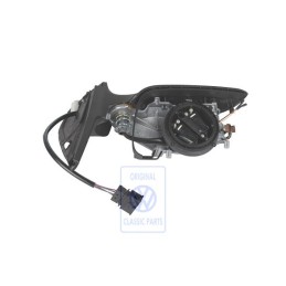 VW Original Aussenspiegelgehäuse Satinschwarz - 1J2857507C 01C