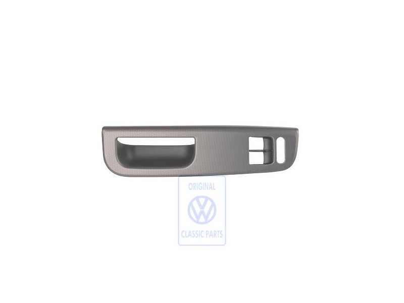 VW Original Abdeckung Satinschwarz/Alu - 1J3867172A FEM