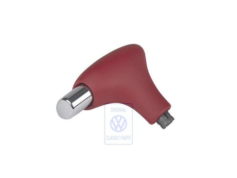 VW Original Schalthebelgriff (Leder) Rot - 3B1713139N 52N
