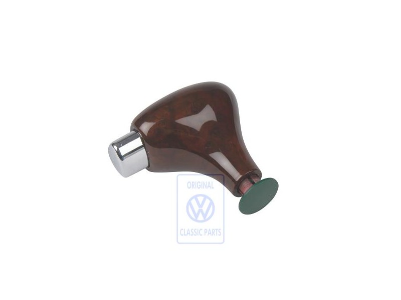 VW Original Schalthebelgriff (Holz) Wurzelnuss - 3B2713139L 2WE