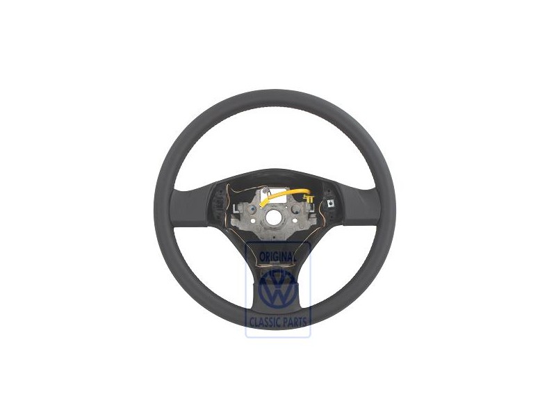 VW Original Sportlenkrad (Leder) Schwarz - 3B7419091B E74