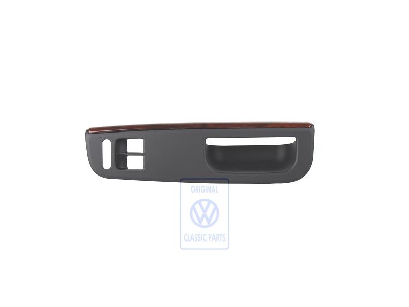 VW Original Abdeckung Satinschwarz/Nuss - 1J3867171 FEQ