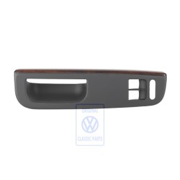 VW Original Abdeckung Satinschwarz/Nuss - 1J3867172 FEQ