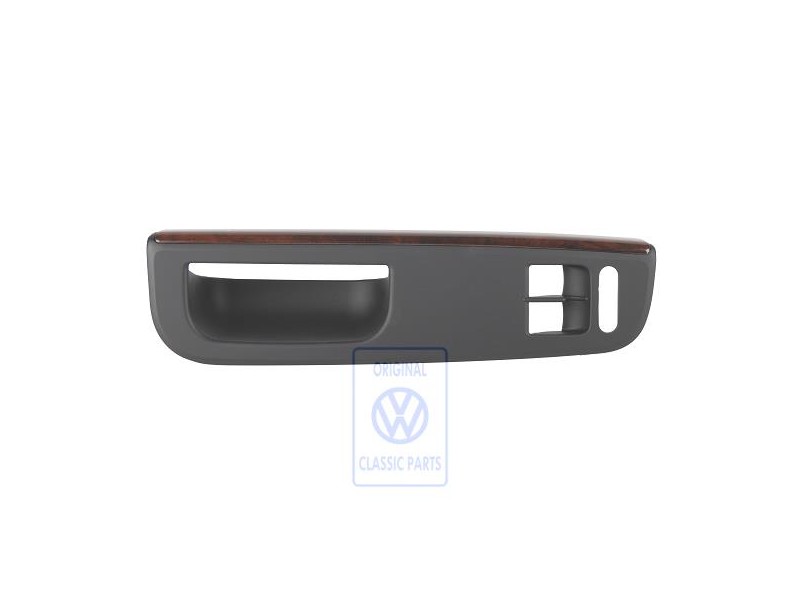 VW Original Abdeckung Satinschwarz/Nuss - 1J3867172 FEQ