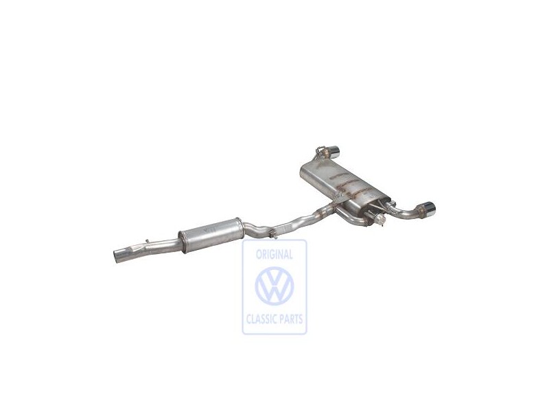 VW Original Mittelschalldämpfer Mit Nachschalldämpfer - 1J6253207DB