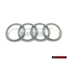 Audi Original Ringe Motorabdeckung Zeichen Schriftzug Emblem Logo - 022103940