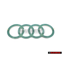 Audi Original Ringe Motorabdeckung Zeichen Schriftzug Emblem Logo - 022103940