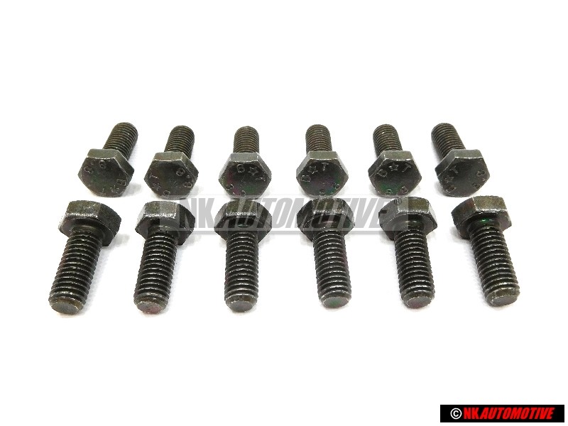 12x VW Original Schraube - N 01024016