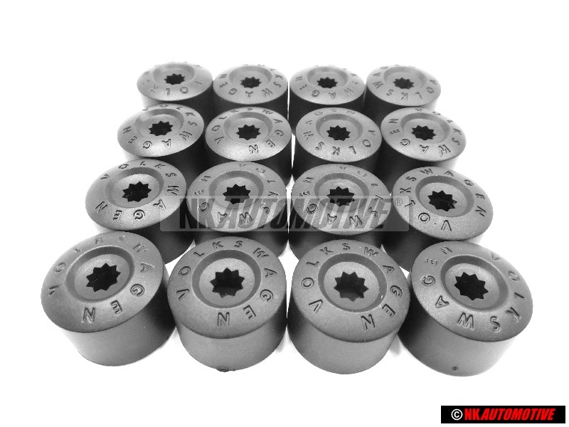 16x VW Original Kappe - 1K0601173 9B9