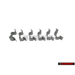 6x VW Original Klammer - 823819679