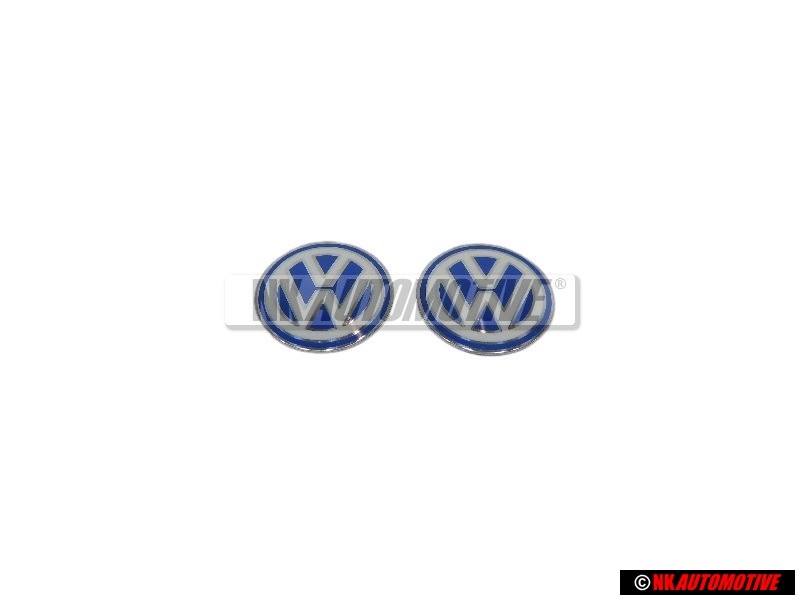 2x VW Original Schriftzug Emblem - 3B0837891 09Z