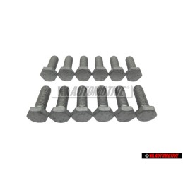 12x VW Original Schraube - N 90877301