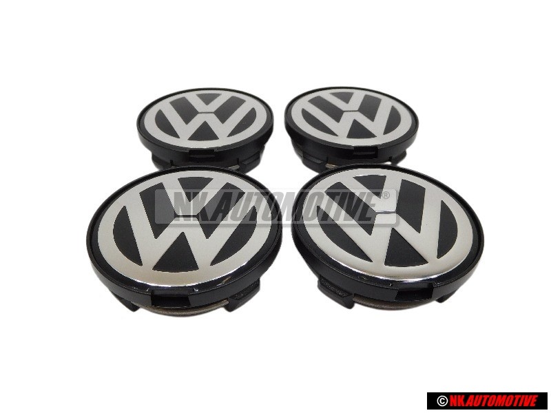 4x VW Original Zierkappe - 7D0601165 BXF